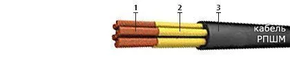 Кабель РПШМ 4х1