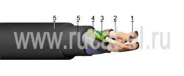 Кабель КГ-ХЛ 3х4
