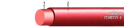Кабель ПЭВТЛ-1 0,670